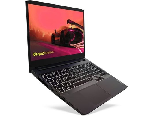 Ноутбук игровой Lenovo IdeaPad Gaming 3 15IHU6/82K1005ARK/Core i5 11300H/8Gb/512Gb/RTX3050 4Gb/15.6FHD/DOS черный